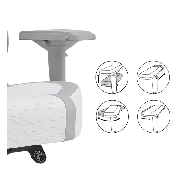 Gaming სავარძელი Asus 90GC01N0-MSG060 SL301CW ROG CHARIOT X Core, Gaming Chair, White