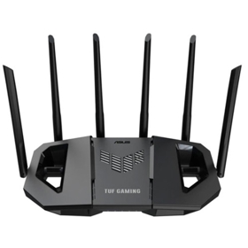 როუტერი Asus TUF 90IG0920-MO9C00 BE6500, 688Mbps, Gaming Dual Band MU-MIMO WiFi 7 Router With AiMesh, Black