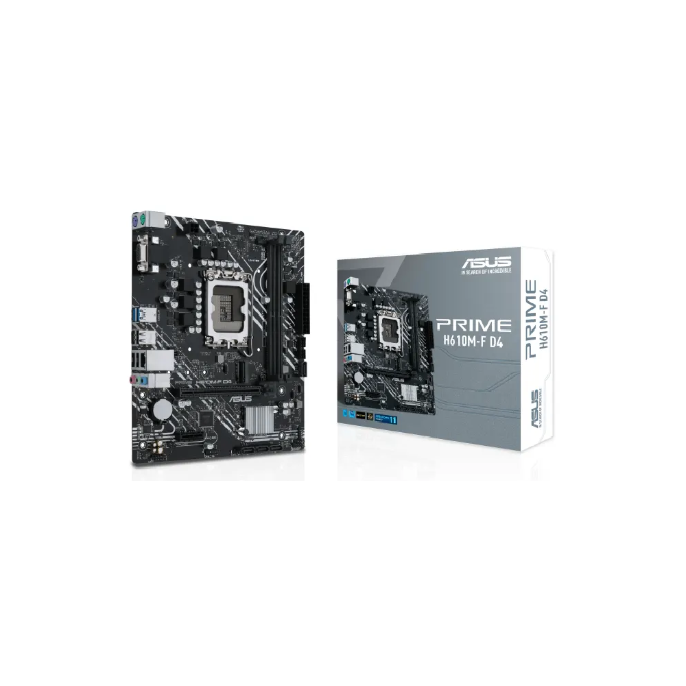 Motherboard Asus 90MB1H70-M0EAY0 PRIME H610M-F D4 R2.0, LGA1700, DDR4 DIMM, 64GB
