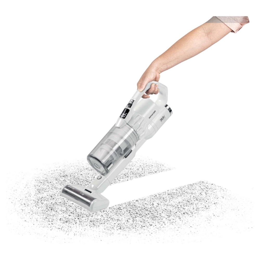 მტვერსასრუტი Sencor SVC 9829WH, 0.5L, Vacuum Cleaner, White