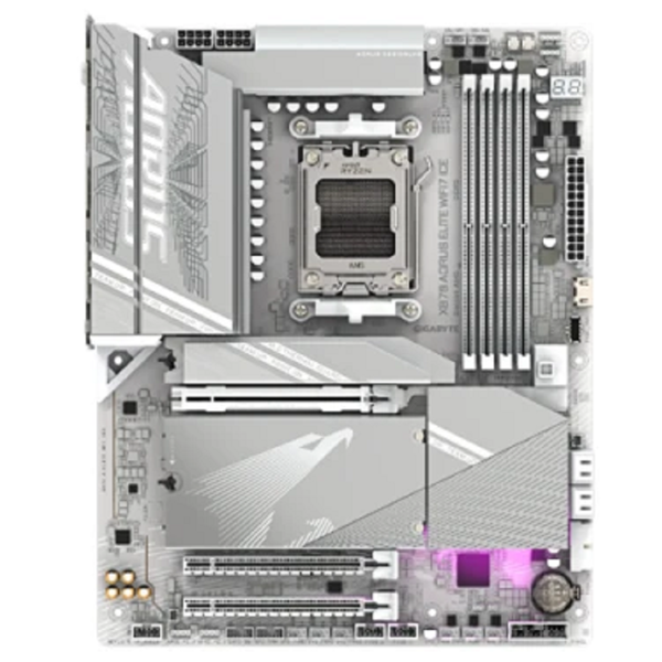 დედა დაფა Gigabyte 9MX87ELE-00-G11 X870 AORUS ELITE WIFI7 ICE 1.1, AM5, DDR5 DIMM, 256GB