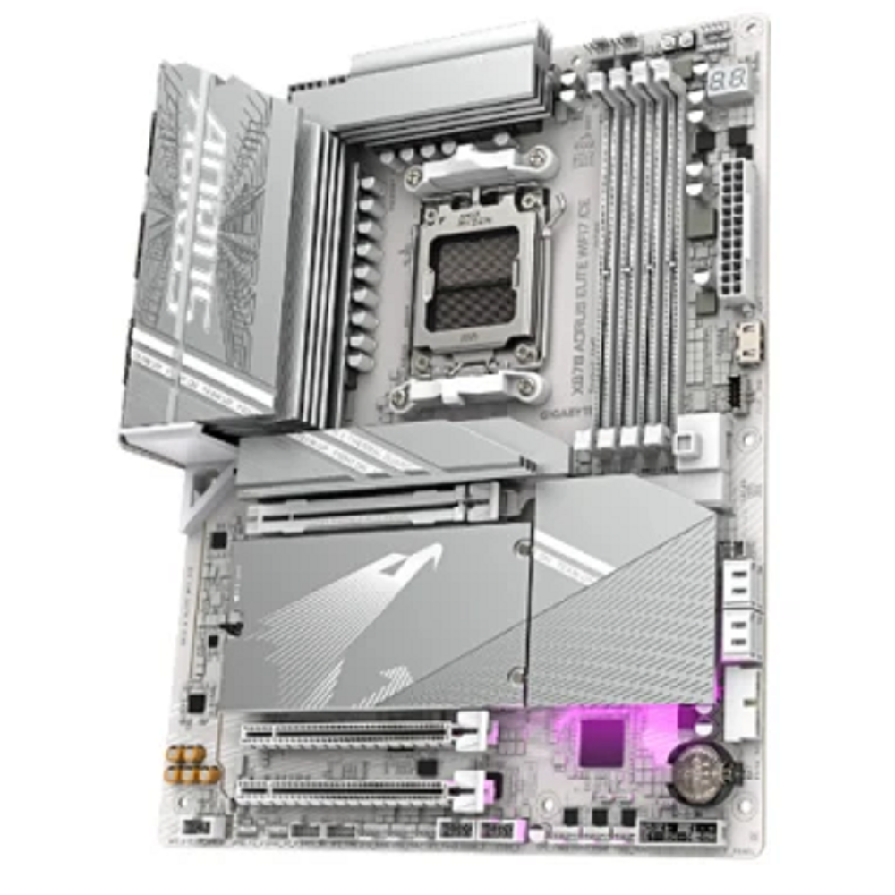Motherboard Gigabyte 9MX87ELE-00-G11 X870 AORUS ELITE WIFI7 ICE 1.1, AM5, DDR5 DIMM, 256GB