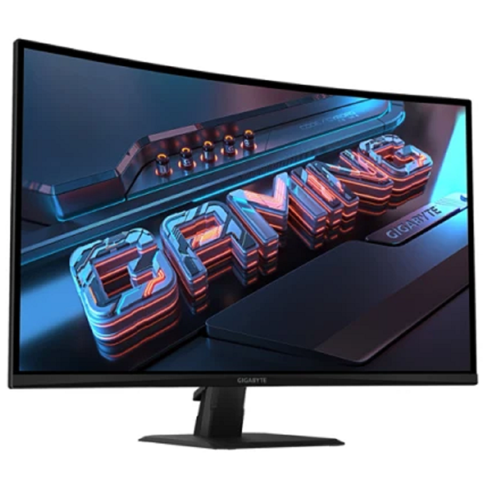 მონიტორი Gigabyte 20VM0-GS32QCABM-2EKR GS32QCA, 31.5", Curved Monitor, QHD, VA, HDMI, DP, Black