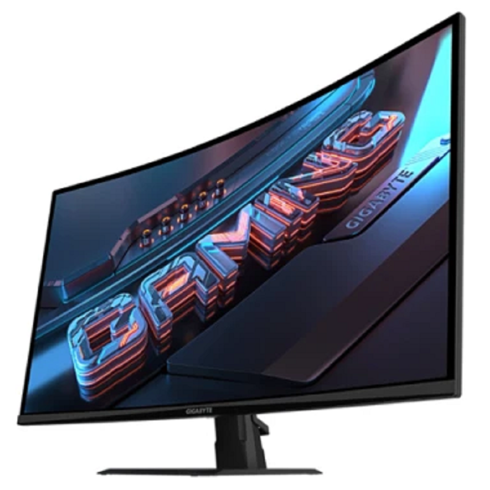 Curved Monitor Gigabyte 20VM0-GS32QCABM-2EKR GS32QCA, 31.5", QHD, VA, HDMI, DP, Black