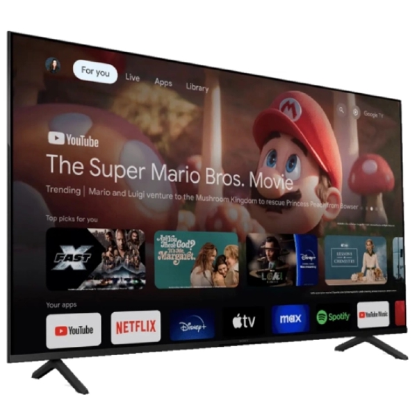 TV Sony K-65S30E Bravia 3, 65", 4K UHD, HDMI, USB, LAN, WIFI, BT, Black