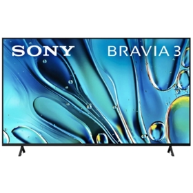 TV Sony K-50S30 Bravia 3, 50", 4K UHD, HDMI, USB, LAN, BT, WIFI, Black