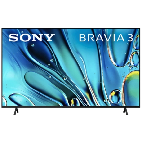 TV Sony K-50S30 Bravia 3, 50", 4K UHD, HDMI, USB, LAN, BT, WIFI, Black