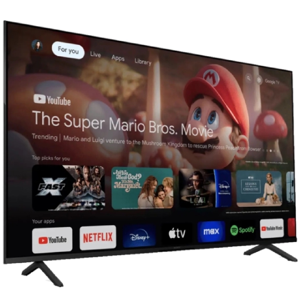 TV Sony K-50S30 Bravia 3, 50", 4K UHD, HDMI, USB, LAN, BT, WIFI, Black