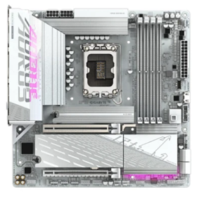 დედა დაფა Gigabyte 9MB86MLI6-00-G10 B860M AORUS ELITE WIFI6E ICE 1.0, LGA1851, DDR5 DIMM, 256GB