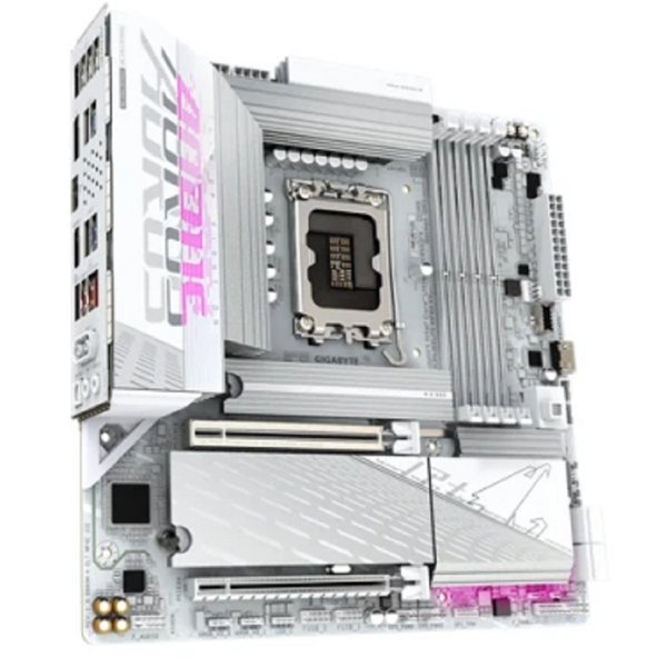 დედა დაფა Gigabyte 9MB86MLI6-00-G10 B860M AORUS ELITE WIFI6E ICE 1.0, LGA1851, DDR5 DIMM, 256GB