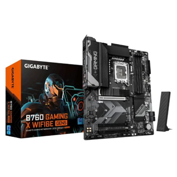 დედა დაფა Gigabyte 9MB76GX65-00-G10 B760 GAMING X WIFI6E GEN5 1.0, LGA1700, DDR5 DIMM, 256GB