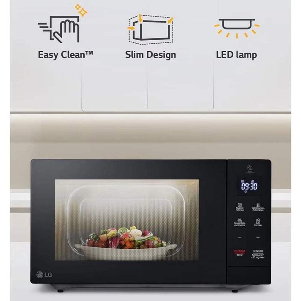 მიკროტალღური ღუმელი LG MS3032JAS.BBKQMER, 1350W, 30L, Microwave Oven, Black