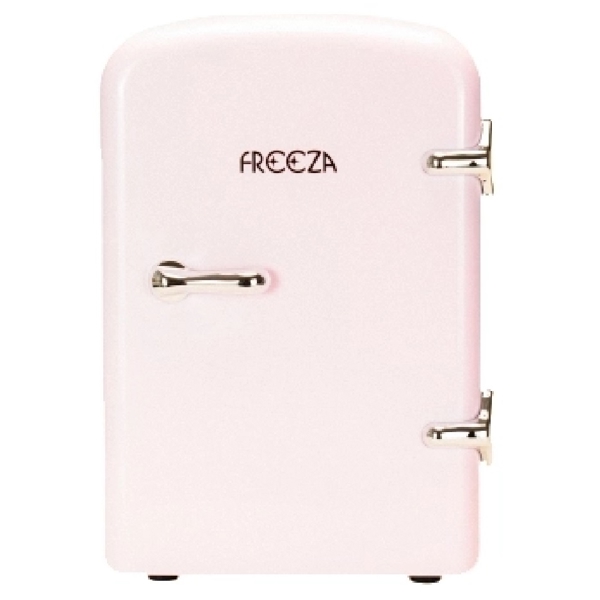 მინი მაცივარი Freeza Mini Fridge Pink, 4L, Refrigerator, Pink