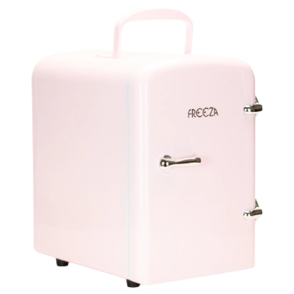 მინი მაცივარი Freeza Mini Fridge Pink, 4L, Refrigerator, Pink