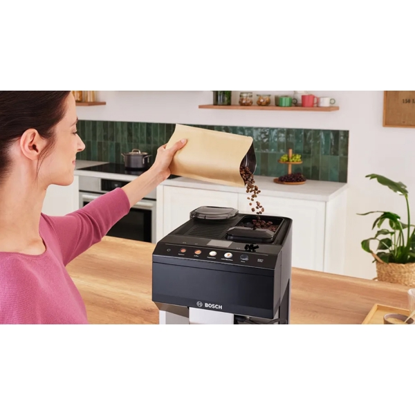 Coffee Machine Bosch TPE40307, 1500W, 1.9L, Silver/Black
