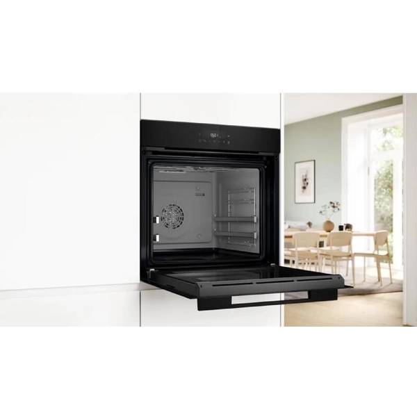 ჩასაშენებელი ელექტრო ღუმელი Bosch HJG852YB0T, 3600W, 76L, Built-In Electric Oven, Black