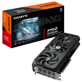 Graphic Card Gigabyte GV-R9070XTGAMING OC-16GD GAMING OC, Radeon RX9070XT, 16GB 256Bit, DP, HDMI, Black