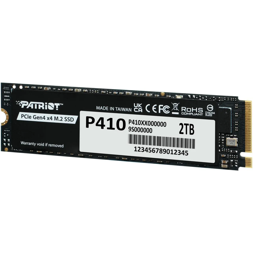 მყარი დისკი Patriot P410P2TBM28H P410, 2TB, M.2, Internal Hard Drive