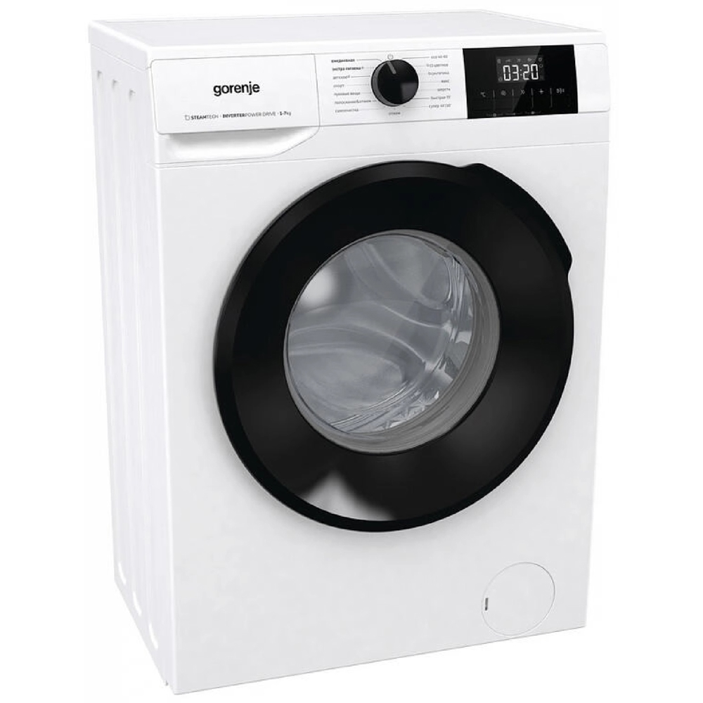 სარეცხი მანქანა Gorenje W1NGPI72SBS/C, 7Kg, 1200Rpm, 76Db, Washing Machine, White