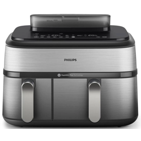 Steam Air Fryer Philips NA555/09 5000 series, 2750W, 9L, Grey