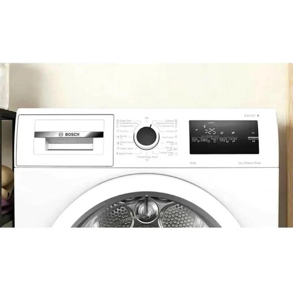 Washing Dryer Bosch WTN86211ME, 8Kg, White