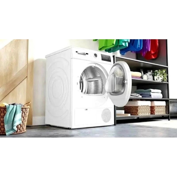 Washing Dryer Bosch WTN86211ME, 8Kg, White