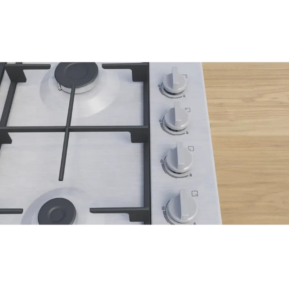 Built-in Gas Cooktop Bosch PBP6C5K60Q, Silver