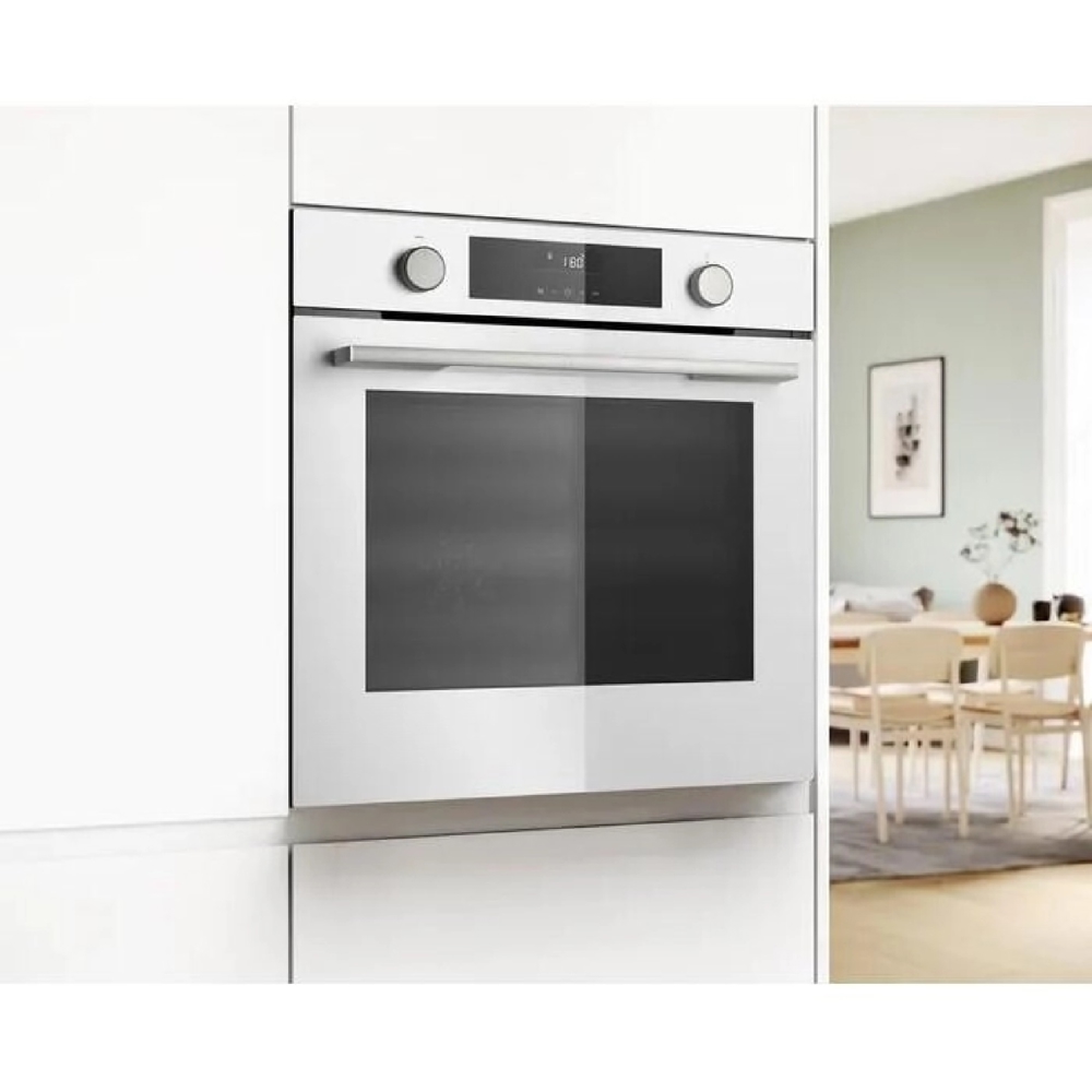 ჩასაშენებელი ელექტრო ღუმელი Bosch HUA736EV0T, 76L, Built-In Electric Oven, White
