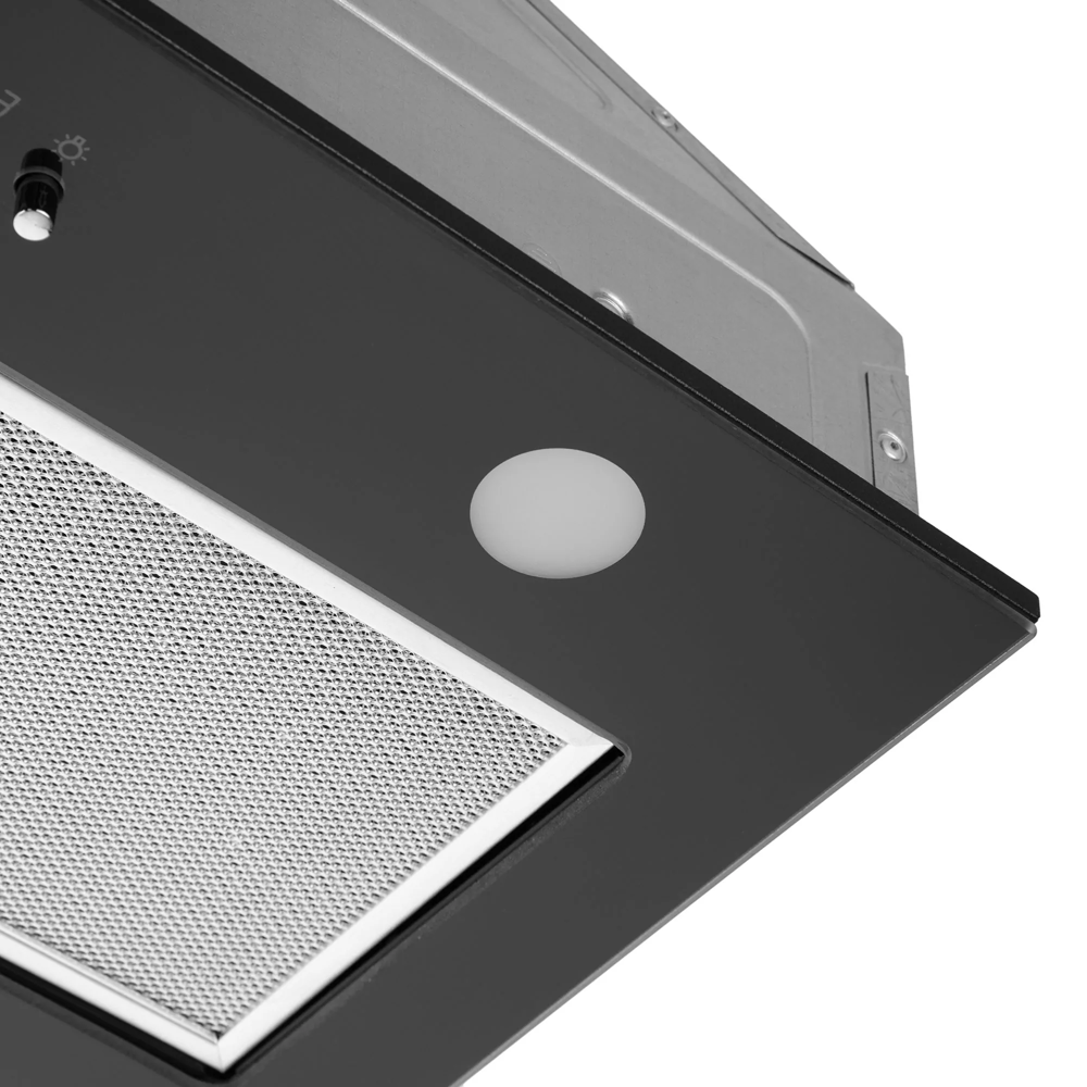 ჩასაშენებელი გამწოვი Ardesto HFI-F900GBL, 700m³/h, Built-in Hood, Black