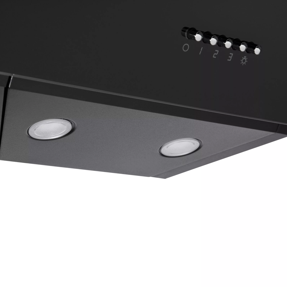 გამწოვი Ardesto HCH-F700BLG, 450m³/h, Hood, Black