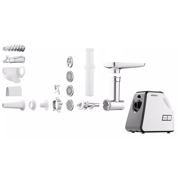 ხორცსაკეპი Ardesto MGA-2300W, 2300W, Meat Grinder, White/Black