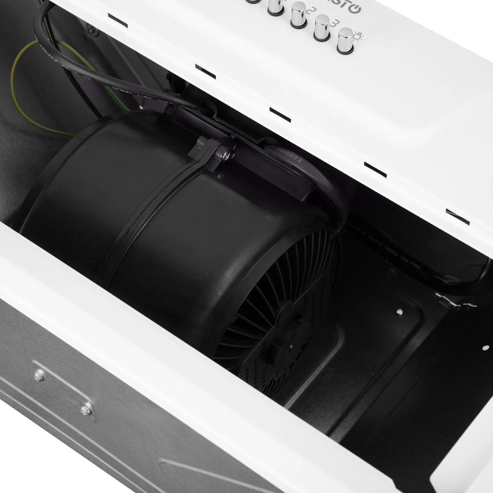 ჩასაშენებელი გამწოვი Ardesto HFI-F900MW, 700m³/h, Built-in Hood, White