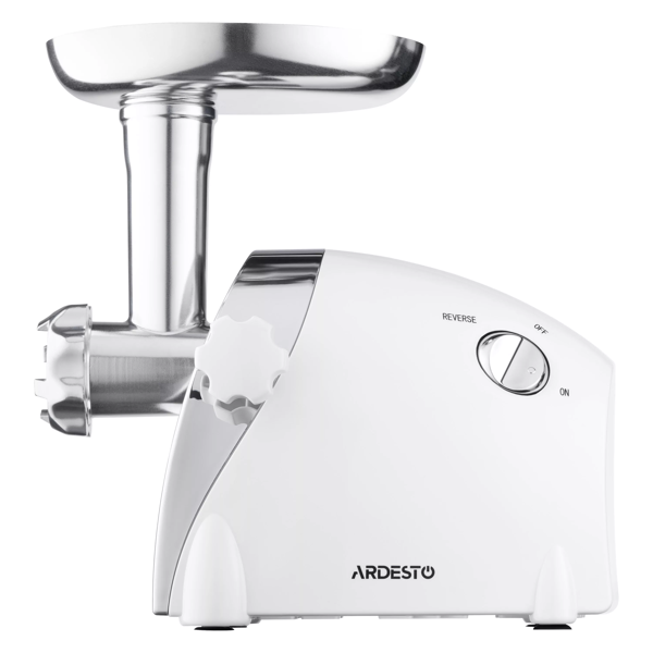 ხორცსაკეპი Ardesto MGA-2000W, 2000W, Meat Grinder, White/Silver
