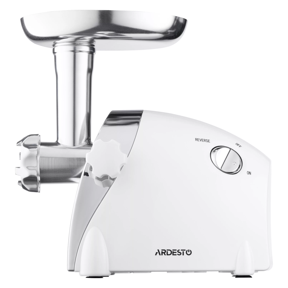 Meat Grinder Ardesto MGA-2000W, 2000W, White/Silver