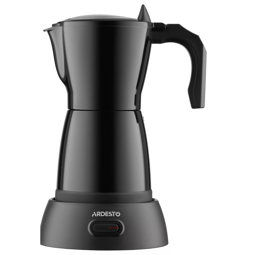 ყავის მადუღარა Ardesto CMM-X300B Moka Pot, 480W, 0.3L, Coffee Maker, Black