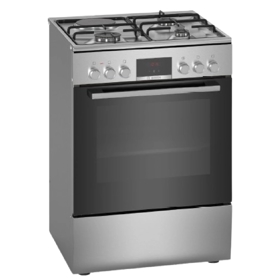 Gas Cooker Bosch HXC39AG51Q, 3 Gas + 1 Electric, Grey