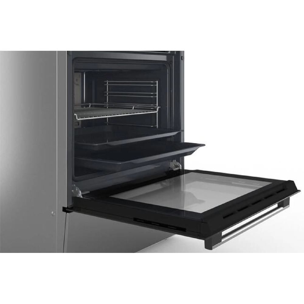 Gas Cooker Bosch HXC39AG51Q, 3 Gas + 1 Electric, Grey