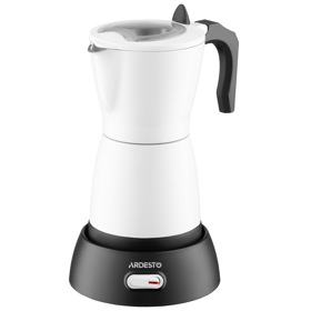 Ardesto CMM-X300W Moka Pot, 480W, 0.3L, Coffee Maker, White