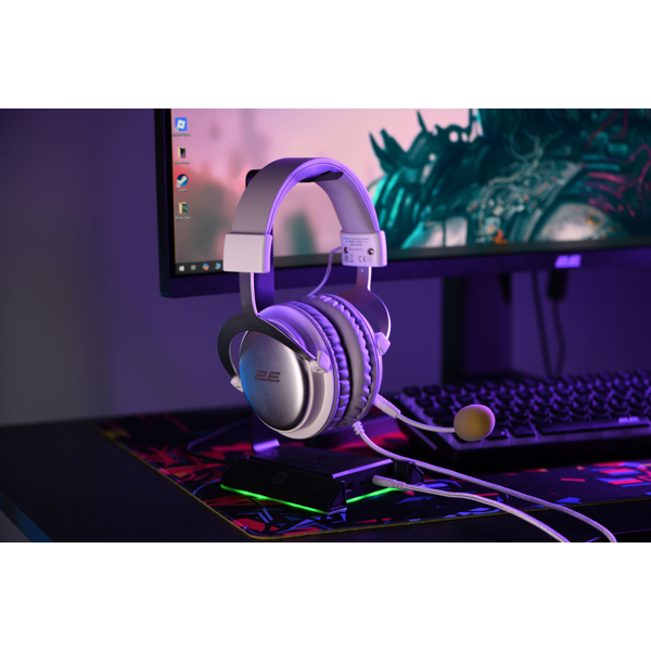 Gaming Headset 2E 2E-HG355WT-7.1 HG355, Wired, USB, 3.5mm, White