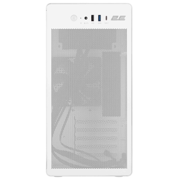Computer Case 2E 2E-V285W Credo, MiniT, Mini-ITX, Micro ATX, USB3.0, USB 2.0, USB Type-C, White