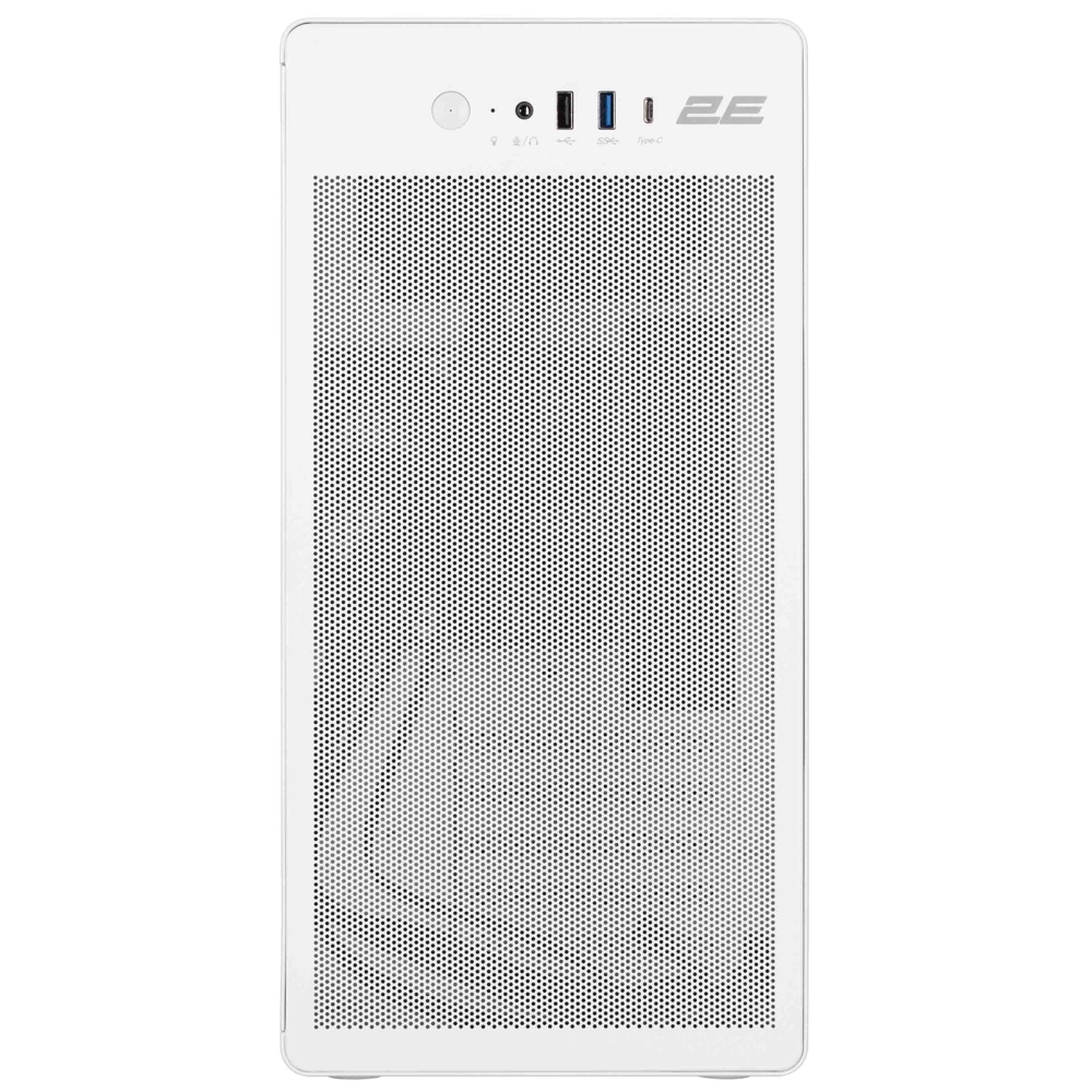 ქეისი 2E 2E-V285W Credo, Computer Case, MiniT, Mini-ITX, Micro ATX, USB3.0, USB 2.0, USB Type-C, White