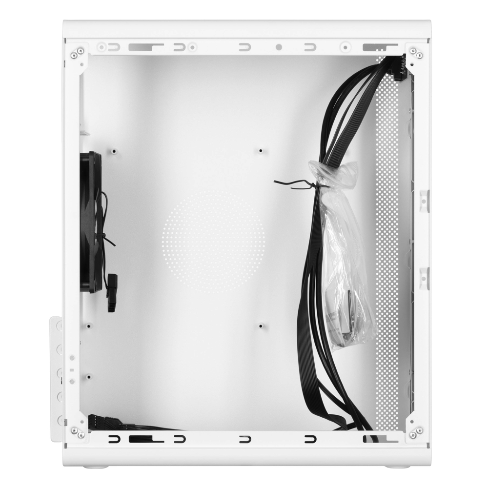 ქეისი 2E 2E-V285W Credo, Computer Case, MiniT, Mini-ITX, Micro ATX, USB3.0, USB 2.0, USB Type-C, White