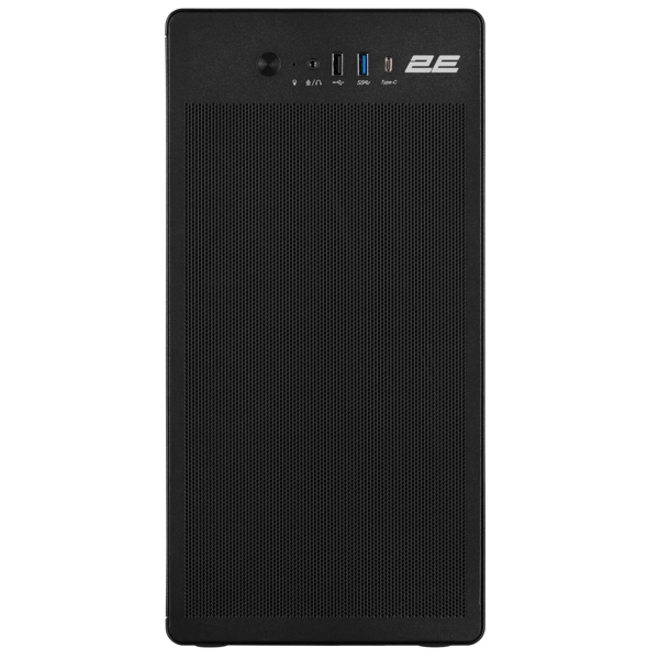 ქეისი 2E 2E-V285B Credo, Computer Case, MiniT, Mini-ITX, Micro ATX, USB3.0, USB 2.0, USB Type-C, Black