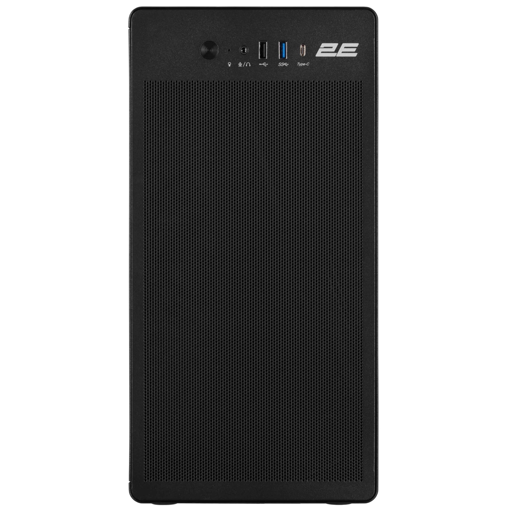 Computer Case 2E 2E-V285B Credo, MiniT, Mini-ITX, Micro ATX, USB3.0, USB 2.0, USB Type-C, Black