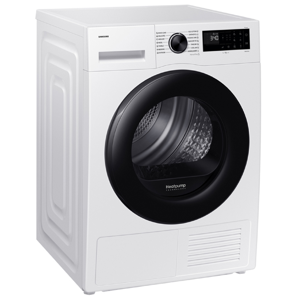 Washing Dryer Samsung DV90DG52A0AELE, 9Kg, C, White