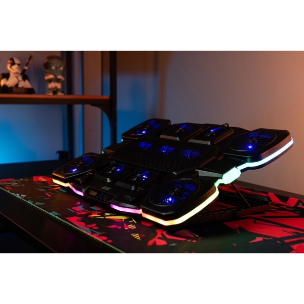 Laptop Cooling Stand 2E 2E-CPG-011, Black
