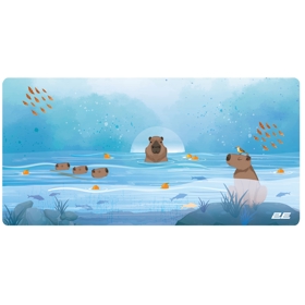 Mouse Pad 2E 2E-PAD-L-CAPY-BLUE, L, Blue