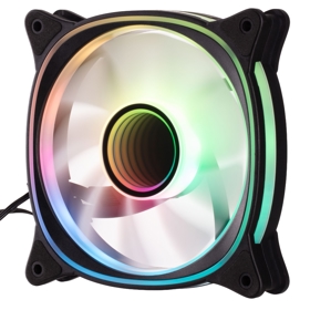 ქულერი 2E 2E-ACF120XB-ARGB, 120mm, 1200rpm, Case Fan, Black