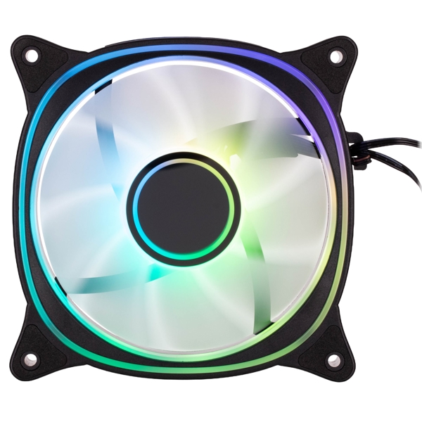 ქულერი 2E 2E-ACF120XB-ARGB, 120mm, 1200rpm, Case Fan, Black