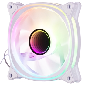 ქულერი 2E 2E-ACF120XW-ARGB, 120mm, 1200rpm, Case Fan, White